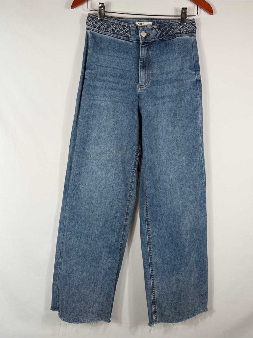 Women's High-Waist Wide Leg Jeans in Medium Blue